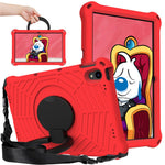 For Lenovo Tab P11 TB-J606F (11")  /  Tab P11 Plus Protective Kickstand Case Spider Web Texture Tablet Cover with Shoulder Strap