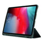 Til iPad Pro 11 (2022) / (2021) / (2020) / (2018) Tri-fold stander, hudvenligt PU-læder tabletcover, stødsikkert med automatisk tænd/sluk-funktion og penneholder