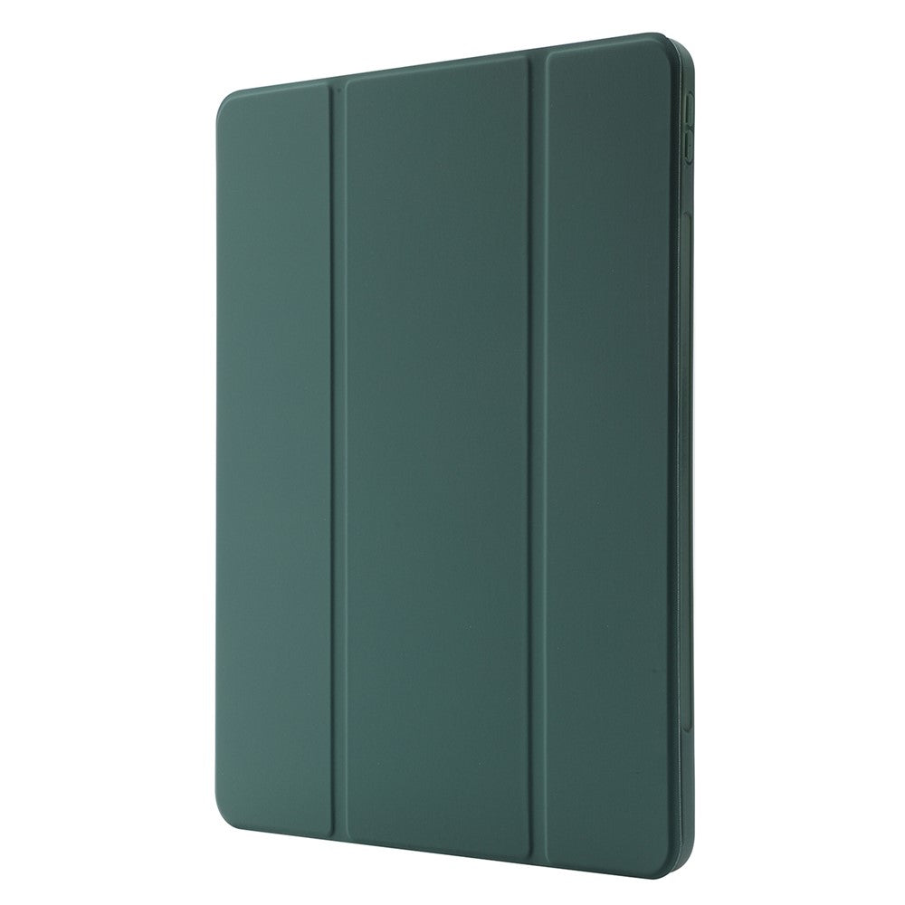 Til iPad Pro 11 (2022) / (2021) / (2020) / (2018) Tri-fold stander, hudvenligt PU-læder tabletcover, stødsikkert med automatisk tænd/sluk-funktion og penneholder