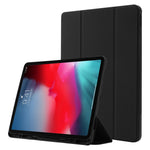 Til iPad Pro 11 (2022) / (2021) / (2020) / (2018) Tri-fold stander, hudvenligt PU-læder tabletcover, stødsikkert med automatisk tænd/sluk-funktion og penneholder