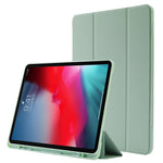 Til iPad Pro 11 (2022) / (2021) / (2020) / (2018) Tri-fold stander, hudvenligt PU-læder tabletcover, stødsikkert med automatisk tænd/sluk-funktion og penneholder
