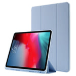 Til iPad Pro 11 (2022) / (2021) / (2020) / (2018) Tri-fold stander, hudvenligt PU-læder tabletcover, stødsikkert med automatisk tænd/sluk-funktion og penneholder