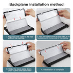 Protective Case for Microsoft Surface Pro 9 Acrylic + TPU Transparent Case Portable Anti-Fall Laptop Cover with Shoulder Strap / Pen Slot