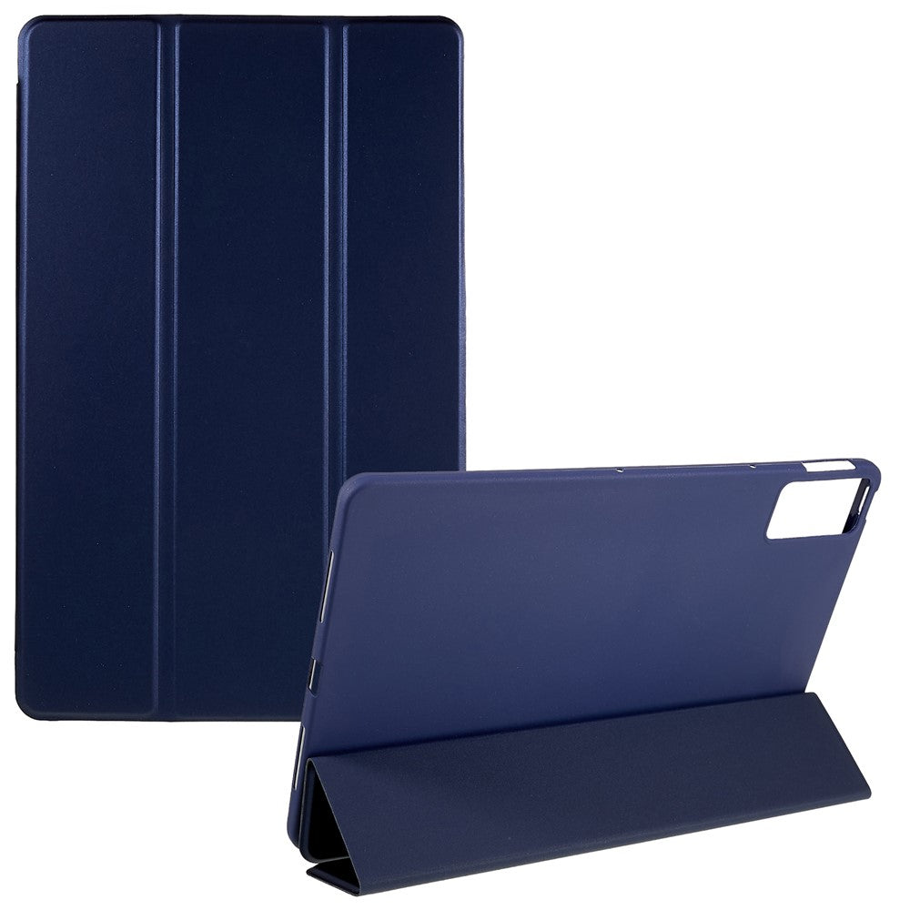For Xiaomi Redmi Pad PU Leather Tri-fold Stand Auto Wake / Sleep Cover Honeycomb Heat Dissipation Tablet Case