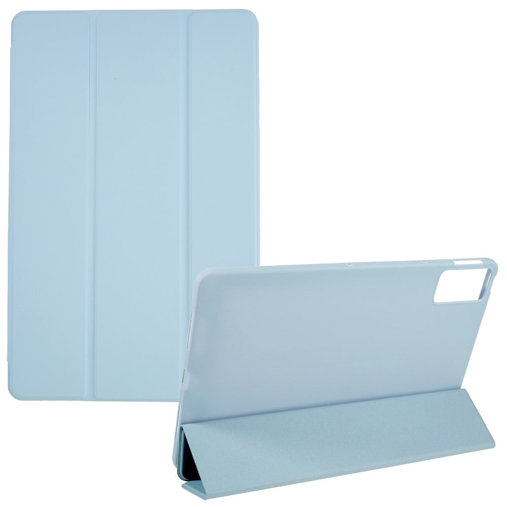 For Xiaomi Redmi Pad PU Leather Tri-fold Stand Auto Wake / Sleep Cover Honeycomb Heat Dissipation Tablet Case