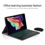 For Lenovo Tab P11 Gen 2 Backlight Touchpad Bluetooth-compatible Keyboard with Pen Slot Leather Tablet Case