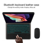 For Lenovo Tab P11 Gen 2 Backlight Touchpad Bluetooth-compatible Keyboard with Pen Slot Leather Tablet Case