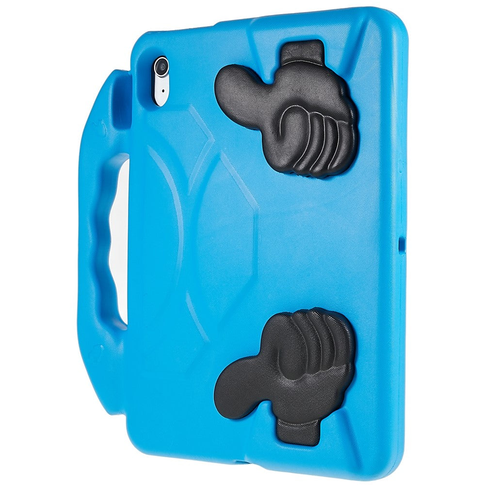 For iPad Air 11 (2026) / (2025) / (2024) Foldable Thumb Kickstand EVA Tablet Case Fall Protection Cover with Handle
