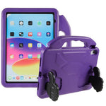 For iPad Air 11 (2026) / (2025) / (2024) Foldable Thumb Kickstand EVA Tablet Case Fall Protection Cover with Handle
