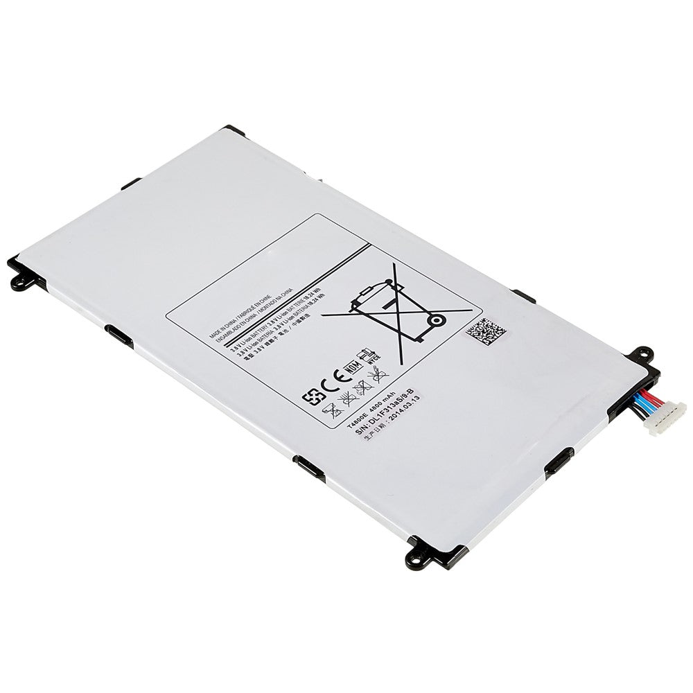 For Samsung Galaxy Tab Pro 8.4 T320 3.8V 4800mAh Li-ion Polymer Battery Assembly Part (Encode: T4800E) (without Logo)
