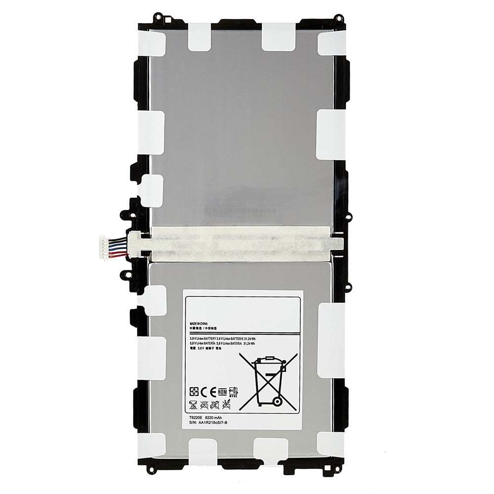 Til Samsung Galaxy Note 10.1 (2014 Edition) P600 / 601 / 605 3,8V 8200mAh Li-ion Polymer Batteri Samlekomponent (Kode: T8220E) (uden logo)