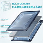 For MacBook Pro 16 inch (2026) A3429 A3428 / (2025) A3186 A3403 / (2024) A2991 / (2023) A2780 / (2021) A2485 M1 Pro / M1 Max Laptop Case Kickstand Hard PC Cover