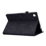 Tabletcover til Huawei Enjoy Tablet 2 / MatePad T 10 9,7 tommer / T 10S 10,1 tommer / Honor Pad 6 10,1 tommer / Pad X6 9,7 tommer med sommerfugleblomstermønster, PU-læder, stativ og kortholder