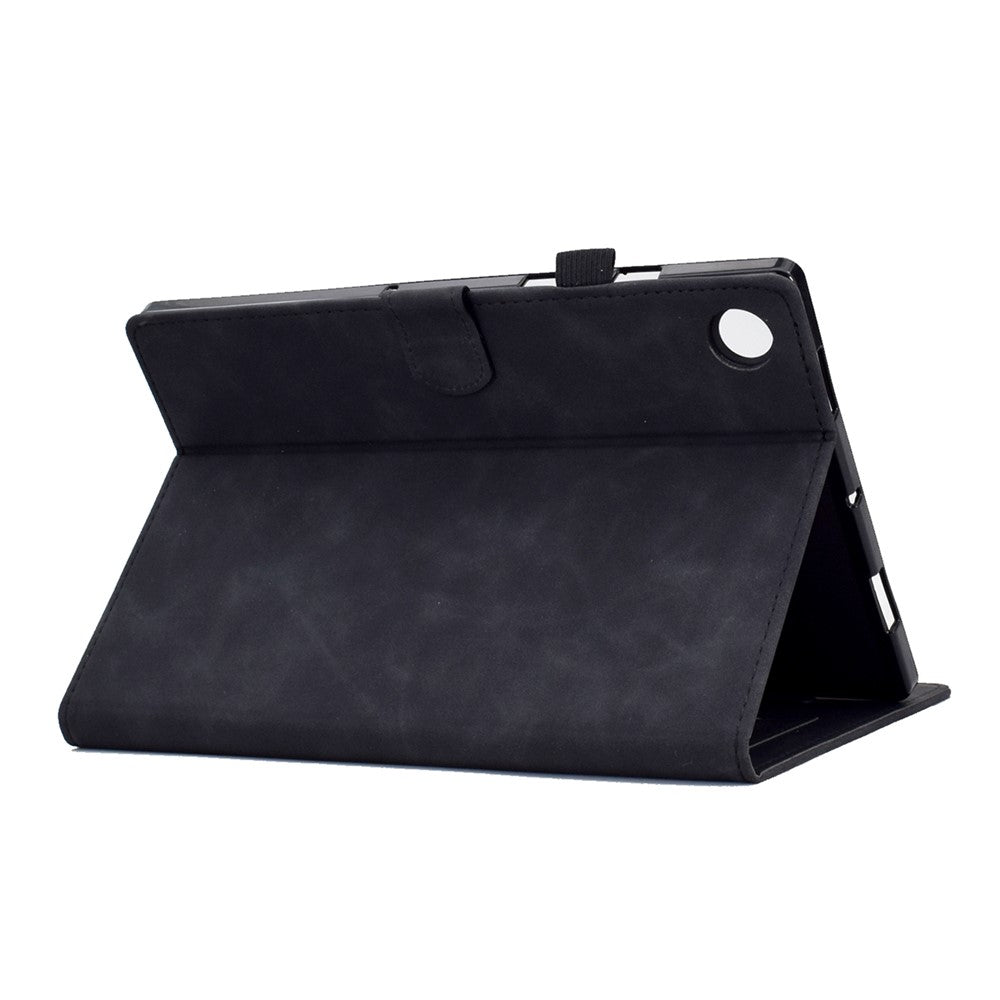 Tabletcover til Huawei Enjoy Tablet 2 / MatePad T 10 9,7 tommer / T 10S 10,1 tommer / Honor Pad 6 10,1 tommer / Pad X6 9,7 tommer med sommerfugleblomstermønster, PU-læder, stativ og kortholder