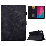 For Lenovo Tab M10 HD Gen 2 (X306X) Drop-proof PU Leather Tablet Case Stand with Card Slots Butterfly Flower Pattern Imprinted Auto Sleep / Wake Cover