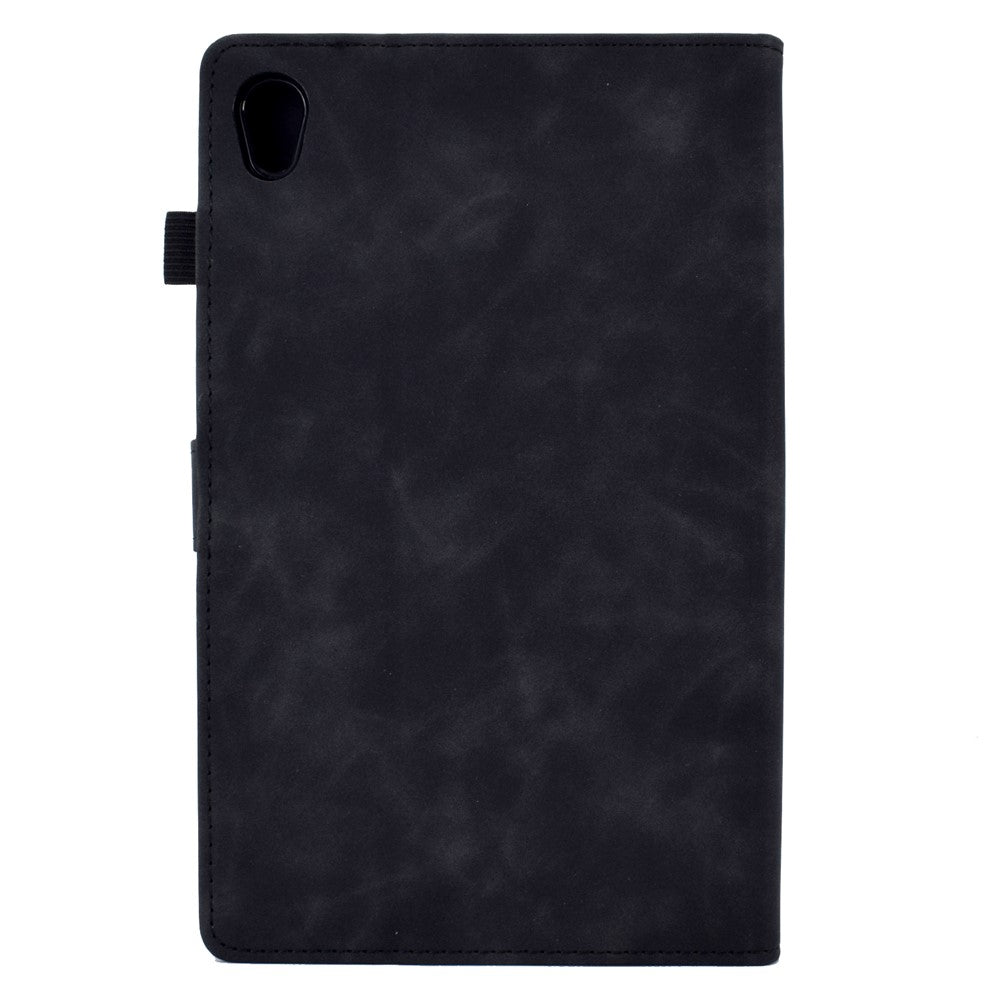 For Lenovo Tab M10 HD Gen 2 (X306X) Drop-proof PU Leather Tablet Case Stand with Card Slots Butterfly Flower Pattern Imprinted Auto Sleep / Wake Cover