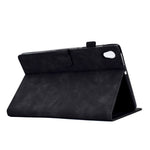 For Lenovo Tab M10 HD Gen 2 (X306X) Drop-proof PU Leather Tablet Case Stand with Card Slots Butterfly Flower Pattern Imprinted Auto Sleep / Wake Cover