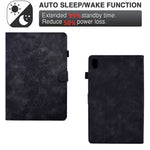 For Lenovo Tab M10 HD Gen 2 (X306X) Drop-proof PU Leather Tablet Case Stand with Card Slots Butterfly Flower Pattern Imprinted Auto Sleep / Wake Cover