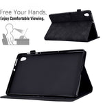 For Lenovo Tab M10 HD Gen 2 (X306X) Drop-proof PU Leather Tablet Case Stand with Card Slots Butterfly Flower Pattern Imprinted Auto Sleep / Wake Cover