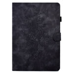 For Lenovo Tab P11 / J606F Butterfly Flower Pattern Imprinted PU Leather Stitching Line  Smart Tablet Cover with Card Holder Stand Shockproof Case