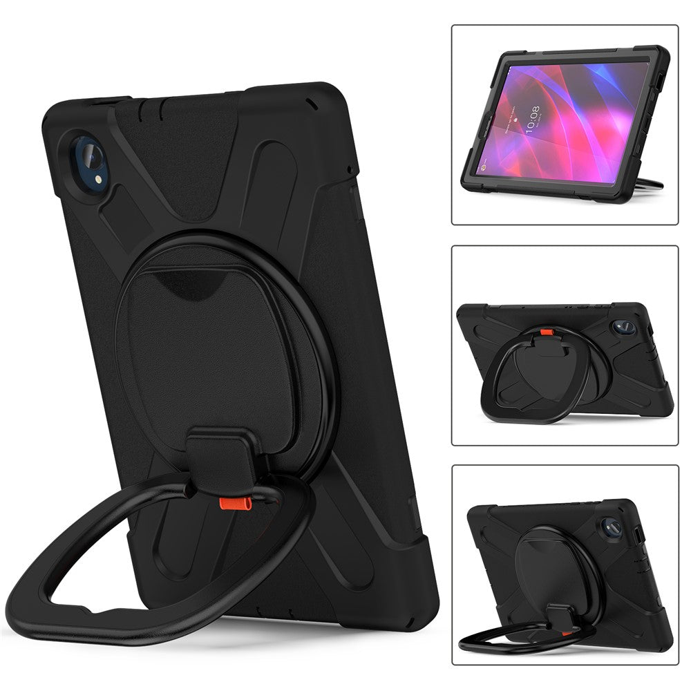 For Lenovo Tab M10 Plus 10.3 inch X606F / 606X / K10 Shockproof Tablet Case Kickstand PC+Silicone Protective Cover