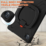 For Lenovo Tab M10 Plus 10.3 inch X606F / 606X / K10 Shockproof Tablet Case Kickstand PC+Silicone Protective Cover