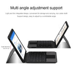 For Huawei MatePad SE 10.4-inch Leather Case + Touchpad Bluetooth-compatible Keyboard with Backlit