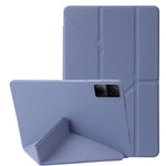 For Xiaomi Redmi Pad Folio Stand Deformable Silicone + PU Leather Smart Tablet Cover with Auto Wake / Sleep Function