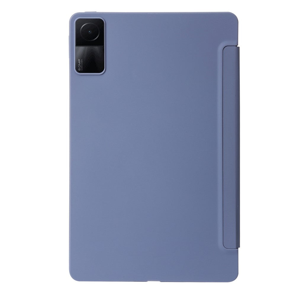 For Xiaomi Redmi Pad Folio Stand Deformable Silicone + PU Leather Smart Tablet Cover with Auto Wake / Sleep Function