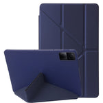 For Xiaomi Redmi Pad Folio Stand Deformable Silicone + PU Leather Smart Tablet Cover with Auto Wake / Sleep Function