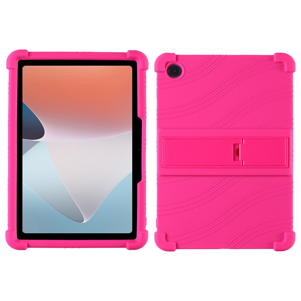 Protective Cover for Oppo Pad Air 10.36-inch 2022 with PC Kickstand, Drop Protection Soft Silicone Tablet Case