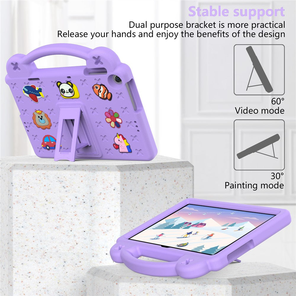 For Lenovo Tab M10 (Gen 3) Drop-proof EVA Protective Tablet Cover Anti-scratch Tablet Case with Kickstand