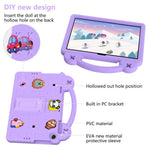 For Lenovo Tab M10 (Gen 3) Drop-proof EVA Protective Tablet Cover Anti-scratch Tablet Case with Kickstand