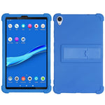 Silikonetabletetui med støtte, skridsikker overflade, børnevenligt design og stødsikker blød beskyttelse til Lenovo Tab M8 (FHD) TB-8505 / TB-8705