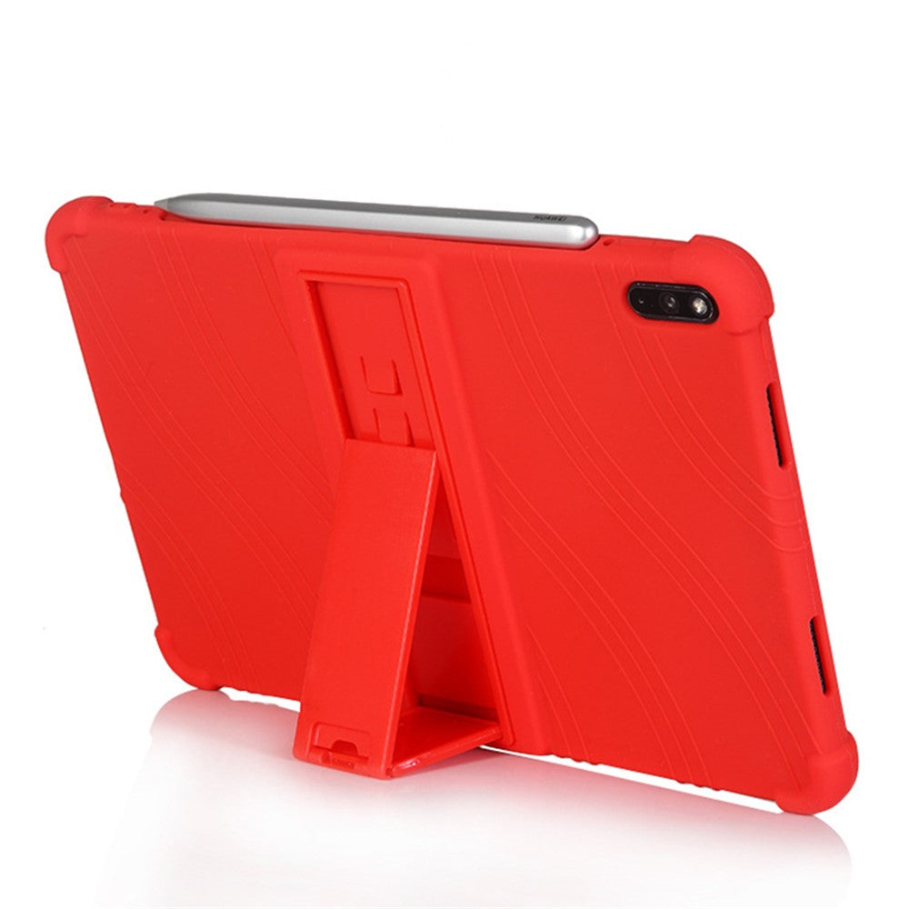 For Huawei MatePad Pro 10.8 (2021) MRR-W19 Shockproof Silicone Tablet Case PC Kickstand Protective Cover