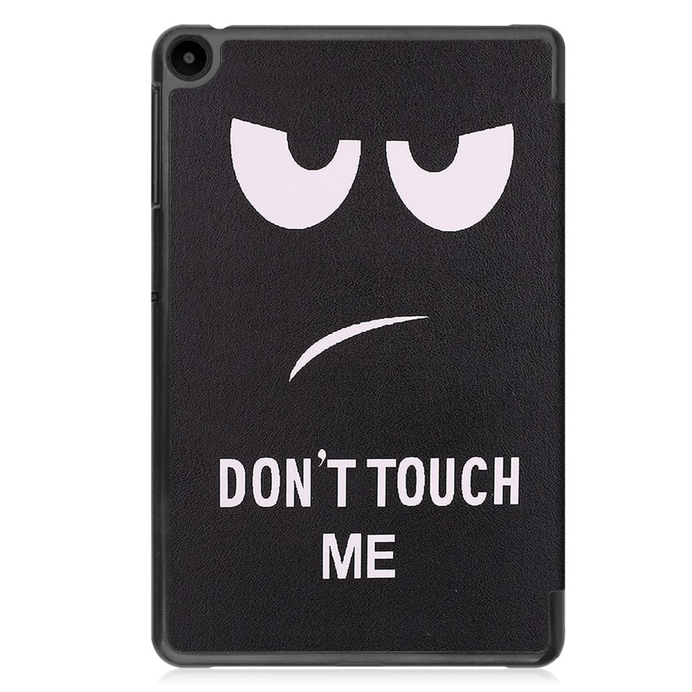 For Huawei MatePad SE 10.4-inch Trifold Stand Auto Sleep / Wake Tablet Cover Pattern Printing PU Leather Folio Anti-scratch Tablet Case