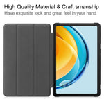 For Huawei MatePad SE 10.4-inch Trifold Stand Auto Sleep / Wake Tablet Cover Pattern Printing PU Leather Folio Anti-scratch Tablet Case