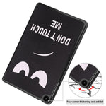 For Huawei MatePad SE 10.4-inch Trifold Stand Auto Sleep / Wake Tablet Cover Pattern Printing PU Leather Folio Anti-scratch Tablet Case