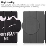 For Huawei MatePad SE 10.4-inch Trifold Stand Auto Sleep / Wake Tablet Cover Pattern Printing PU Leather Folio Anti-scratch Tablet Case