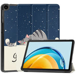 For Huawei MatePad SE 10.4-inch Trifold Stand Auto Sleep / Wake Tablet Cover Pattern Printing PU Leather Folio Anti-scratch Tablet Case