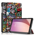 For Lenovo Tab M8 (4th Gen) 2024 TB-301XU / M8 (4th Gen) 2023 TB-300FU Tri-Fold Stand Tablet PU Leather Cover