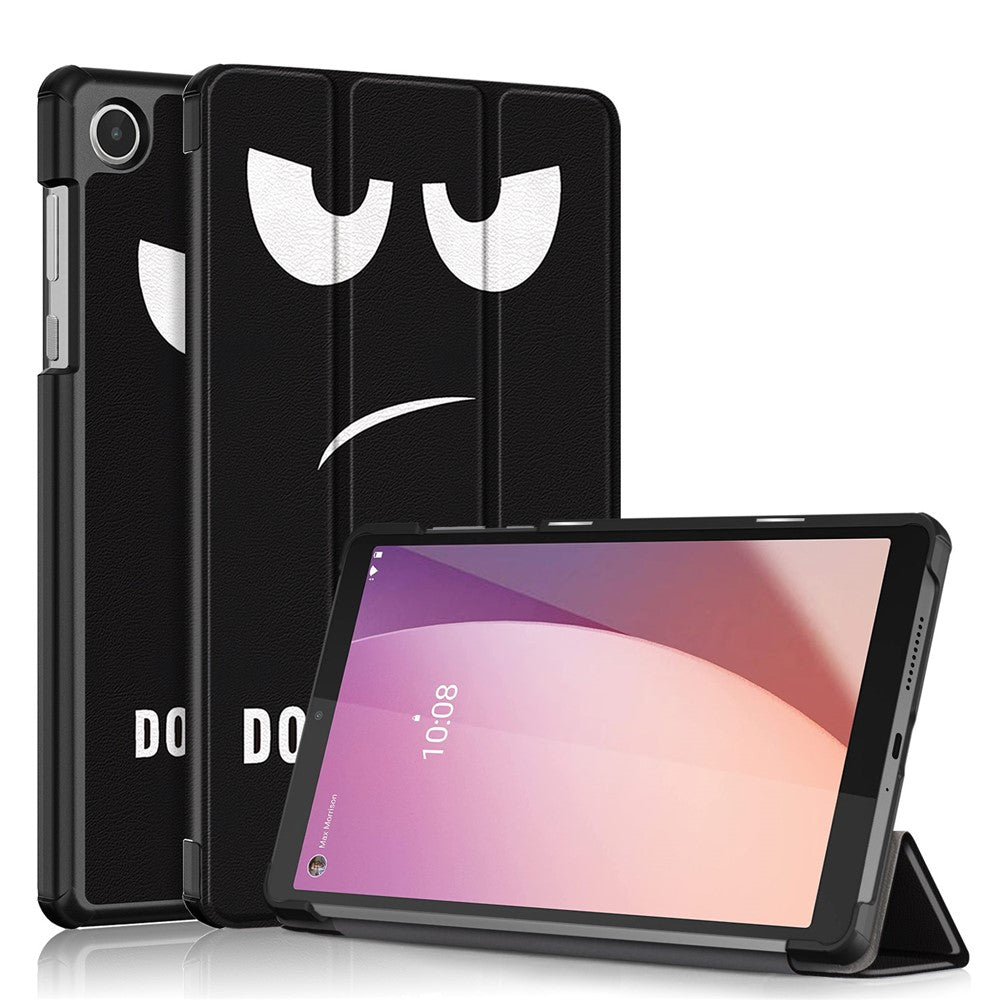 For Lenovo Tab M8 (4th Gen) 2024 TB-301XU / M8 (4th Gen) 2023 TB-300FU Tri-Fold Stand Tablet PU Leather Cover