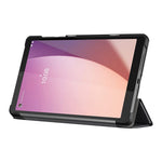 For Lenovo Tab M8 (4th Gen) 2024 TB-301XU / M8 (4th Gen) 2023 TB-300FU Tri-Fold Stand Solid Color PU Leather Tablet Cover