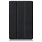 For Lenovo Tab M8 (4th Gen) 2024 TB-301XU / M8 (4th Gen) 2023 TB-300FU Tri-Fold Stand Solid Color PU Leather Tablet Cover