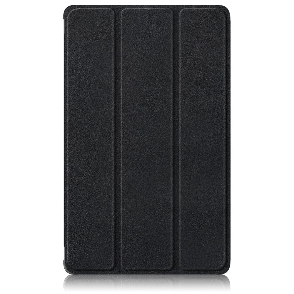 For Lenovo Tab M8 (4th Gen) 2024 TB-301XU / M8 (4th Gen) 2023 TB-300FU Tri-Fold Stand Solid Color PU Leather Tablet Cover