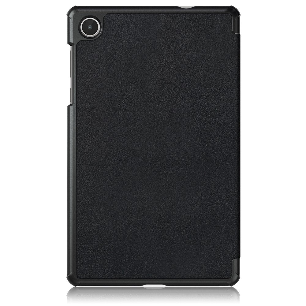 For Lenovo Tab M8 (4th Gen) 2024 TB-301XU / M8 (4th Gen) 2023 TB-300FU Tri-Fold Stand Solid Color PU Leather Tablet Cover