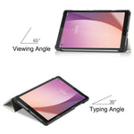 Tri-Fold Stand for Lenovo Tab M8 (4th Gen) 2024 TB-301XU / M8 (4th Gen) 2023 TB-300FU Pattern Printing PU Leather Tablet Cover