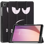 Tri-Fold Stand for Lenovo Tab M8 (4th Gen) 2024 TB-301XU / M8 (4th Gen) 2023 TB-300FU Pattern Printing PU Leather Tablet Cover