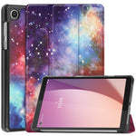 Tri-Fold Stand for Lenovo Tab M8 (4th Gen) 2024 TB-301XU / M8 (4th Gen) 2023 TB-300FU Pattern Printing PU Leather Tablet Cover