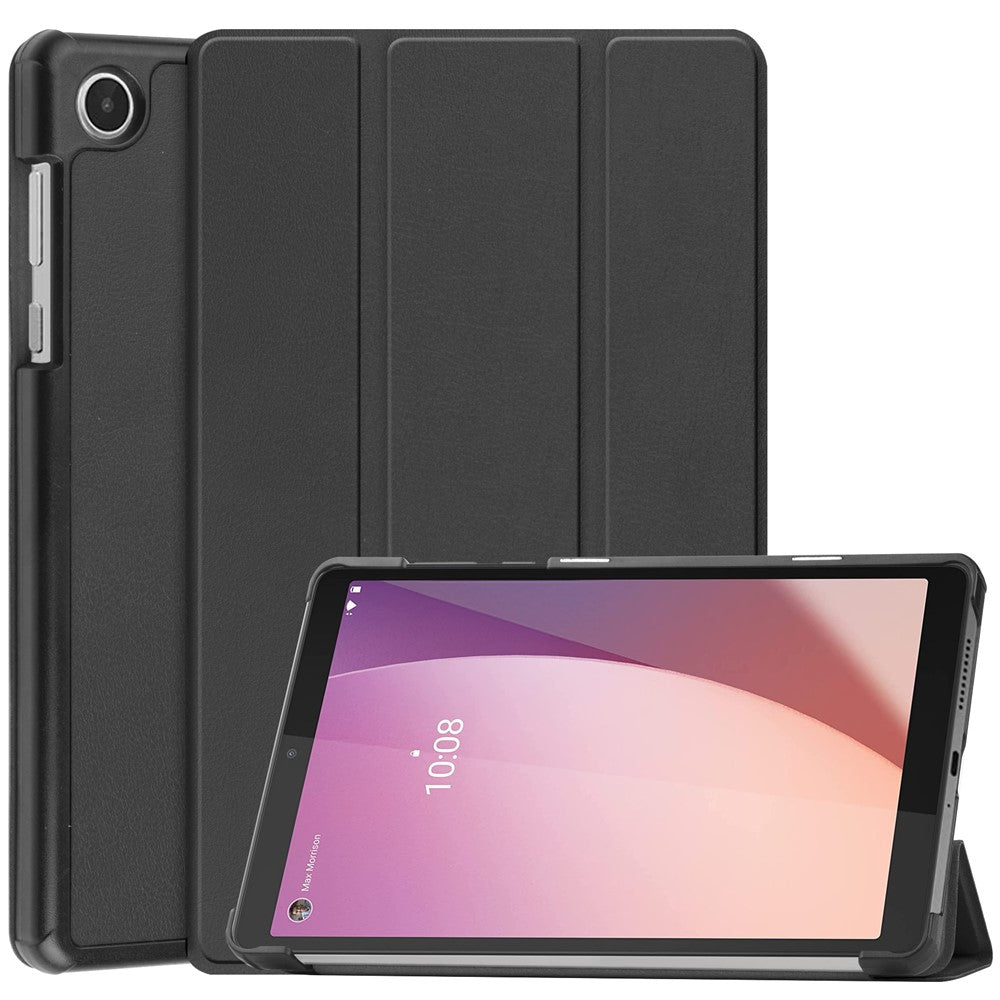 PU Leather Tablet Case for Lenovo Tab M8 (4th Gen) 2024 TB-301XU / M8 (4th Gen) 2023 TB-300FU Tri-Fold Stand Protective Tablet Cover